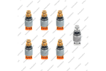 Комплект соленоидов (тип 3, 7 штук: 6 оранжевых, 1 белый)