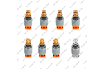 Комплект соленоидов (тип 4, 8 штук: 7 оранжевых, 1 белый)